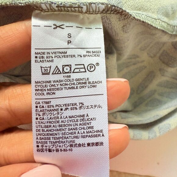 Banana Republic Knit T-Shirt Dress Stretchy Elastic Waist Pockets Casual Sz S - Picture 9 of 9